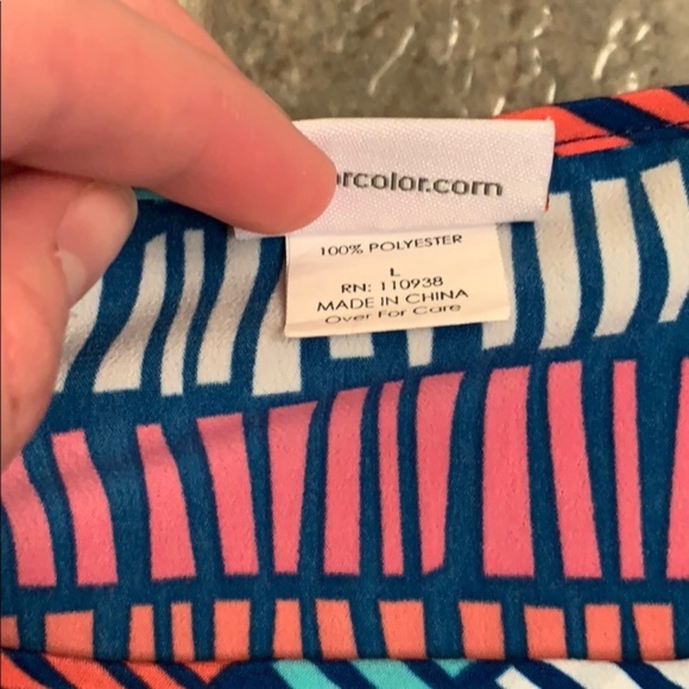 3/$25‎ - All for color sz lg long sleeve dress - Picture 3 of 3